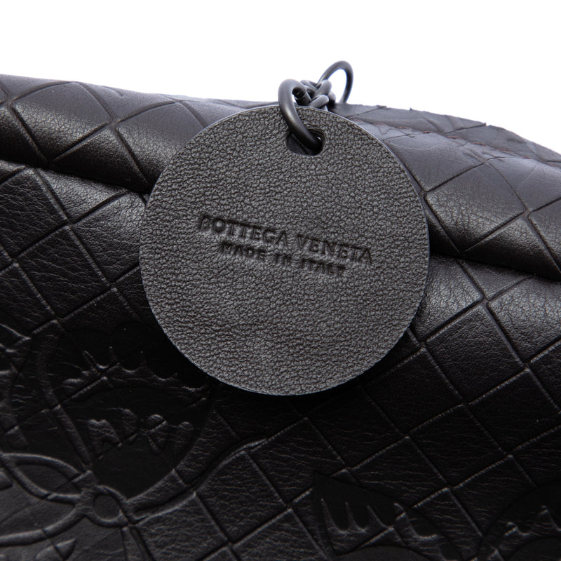 Small Calfskin Intrecciomirage Embossed Butterfly Chain Crossbody - Image 5