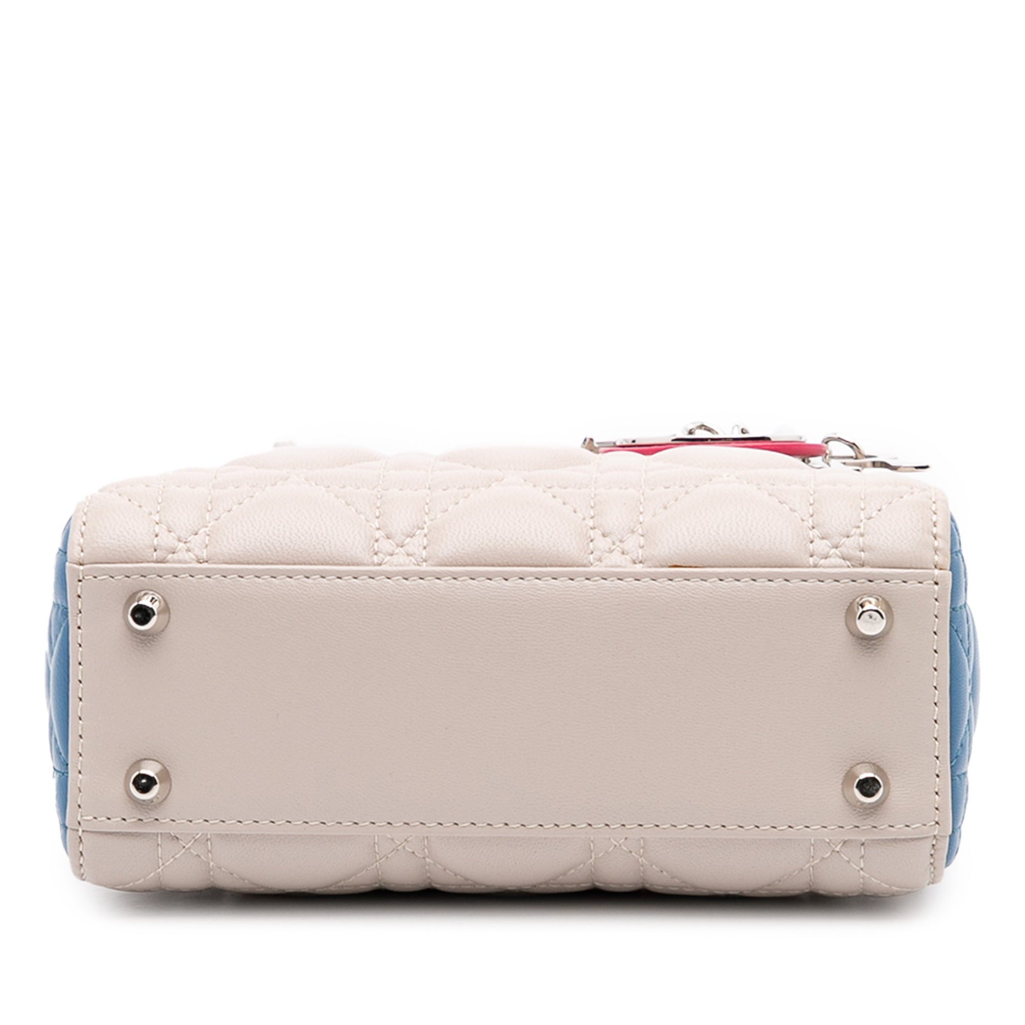 Mini Tricolor Lambskin Cannage Lady Dior - Image 3
