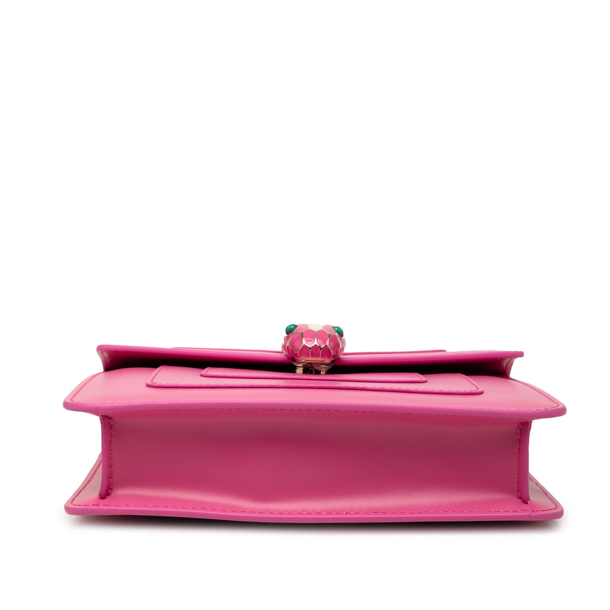 Small Leather Square Serpenti Forever Chain Crossbody - Image 3