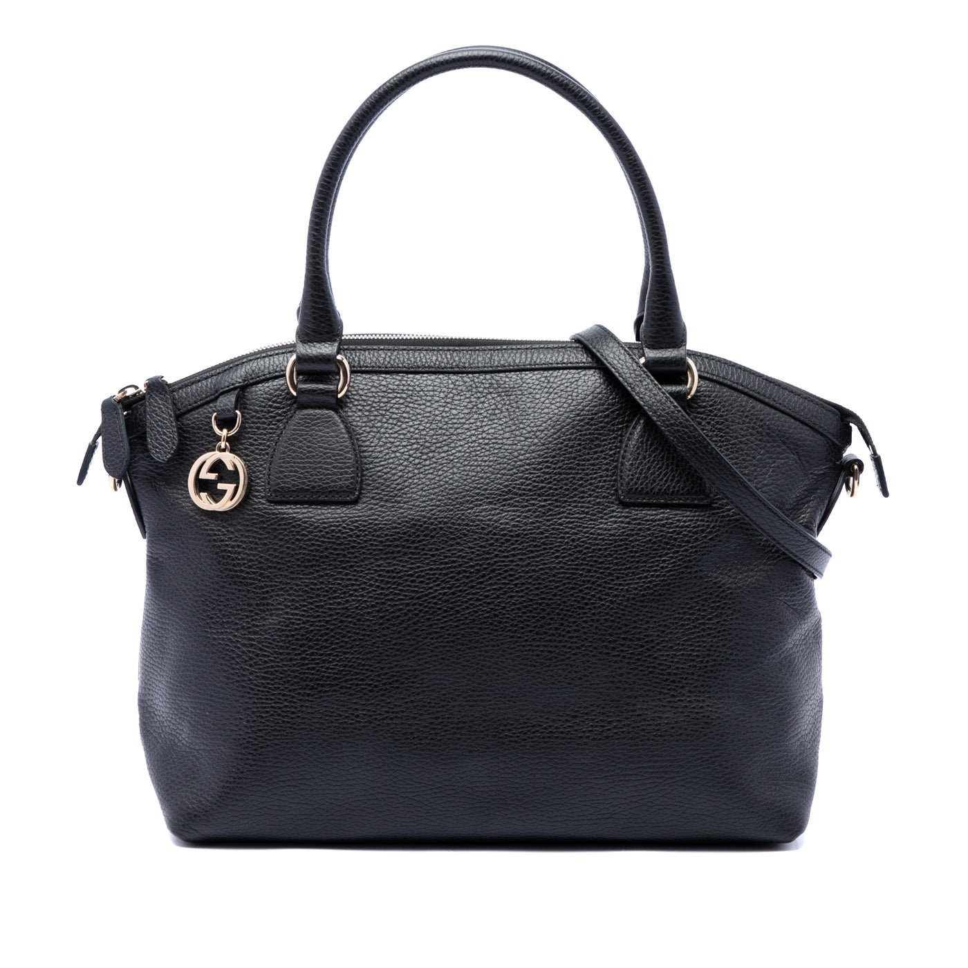 Medium Calfskin GG Charm Dome Satchel - Image 1