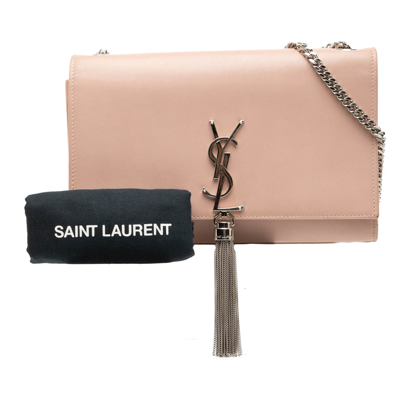 Medium Smooth Calfskin Classic Monogram Kate Tassel Crossbody - Image 8