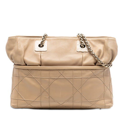 Lambskin Cannage Granville Chain Tote - Image 1