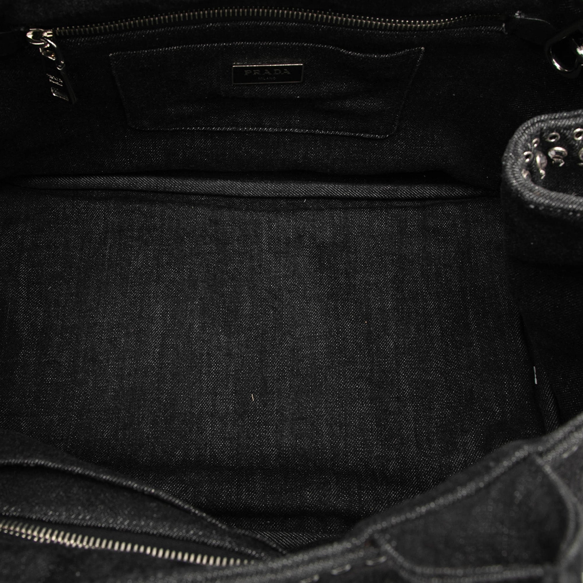 Denim Canapa Bijoux Satchel - Image 4