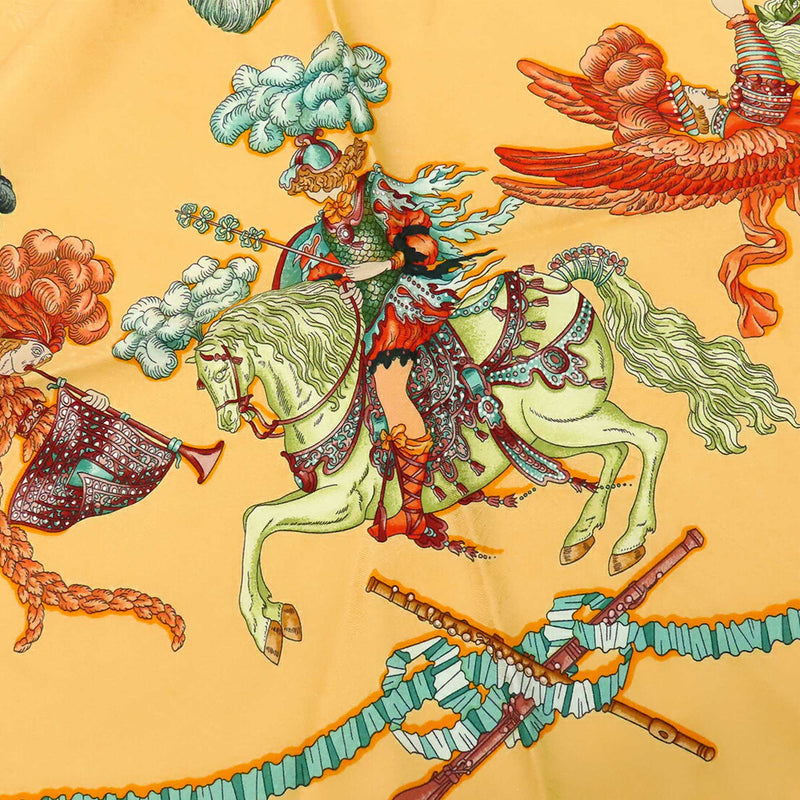 Les Fetes du Roi Soleil Silk Scarf 90 - Image 3