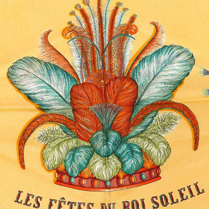 Les Fetes du Roi Soleil Silk Scarf 90 - Image 5