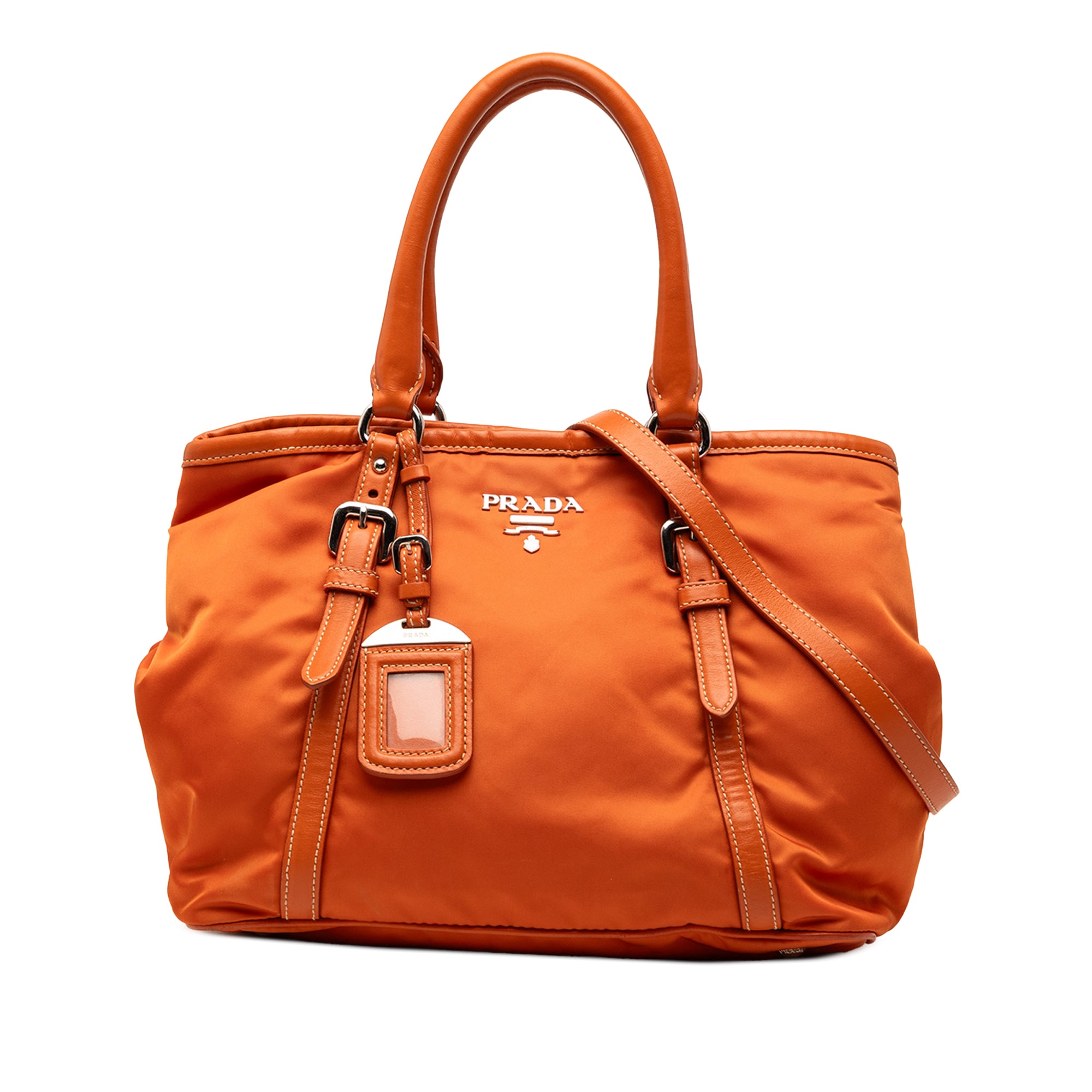 Soft Calf Trimmed Tessuto Satchel - Image 1