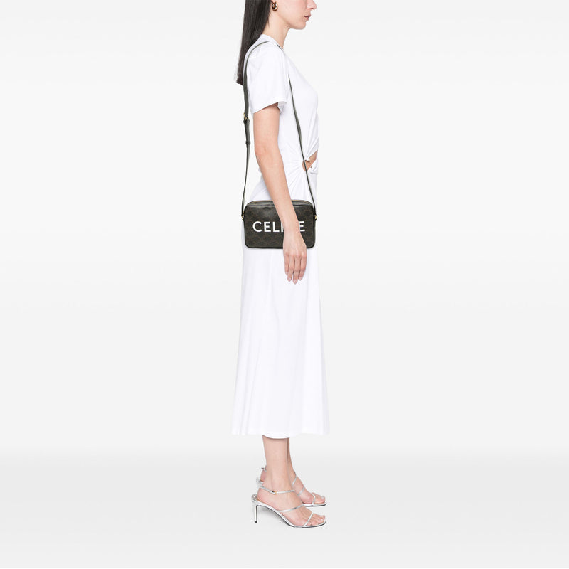 Medium Triomphe Coated Canvas Logo Crossbody - Image 6