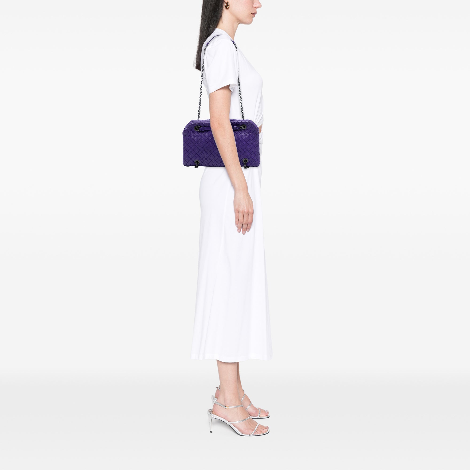 Nappa Intrecciato Duo Shoulder Bag - Image 7