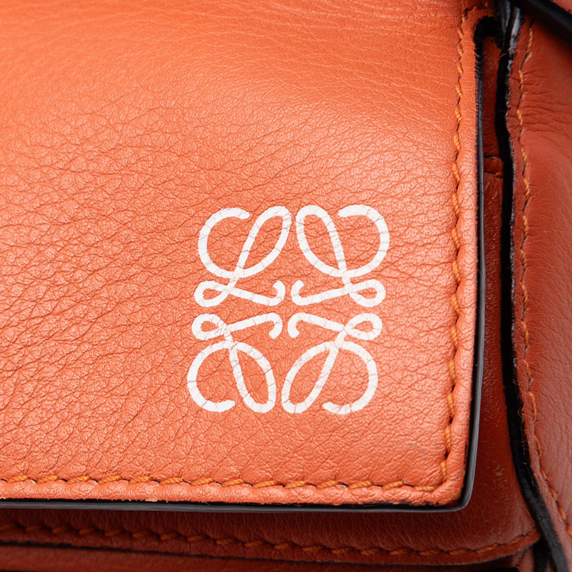 Small Calfskin Puzzle Satchel - Image 5
