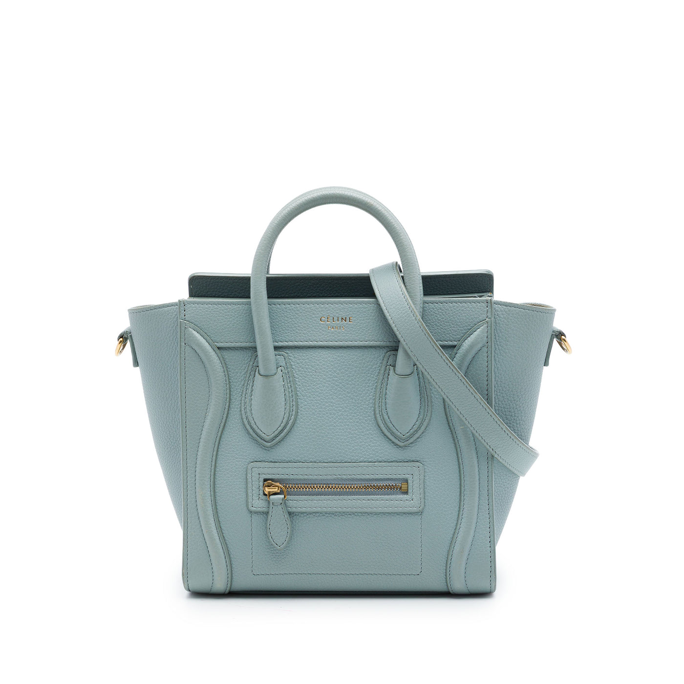 Nano Leather Luggage Tote - Image 1