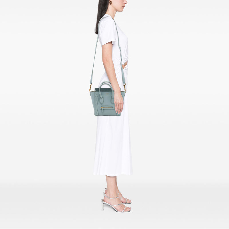Nano Leather Luggage Tote - Image 6
