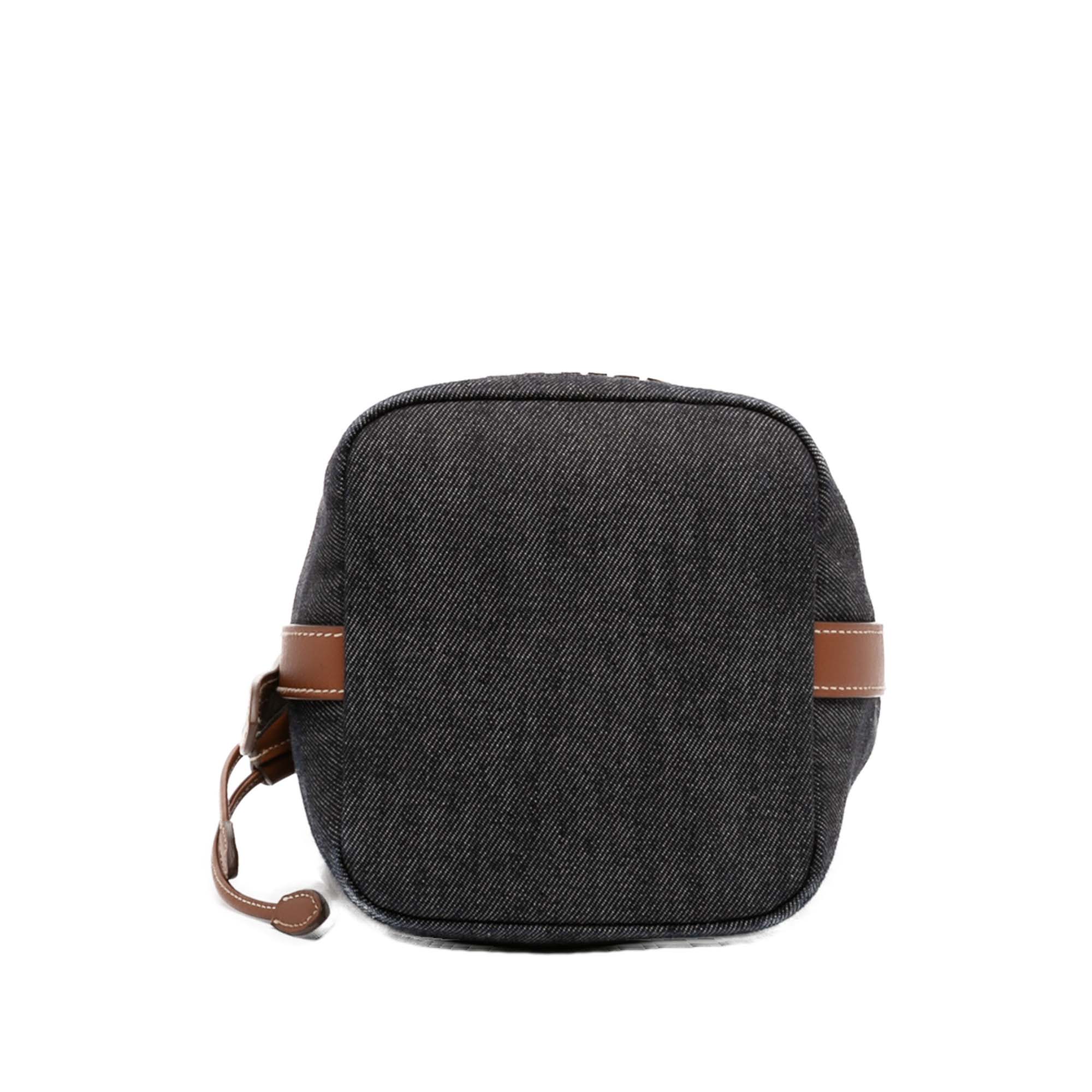 Denim Logo Bucket Bag - Image 3