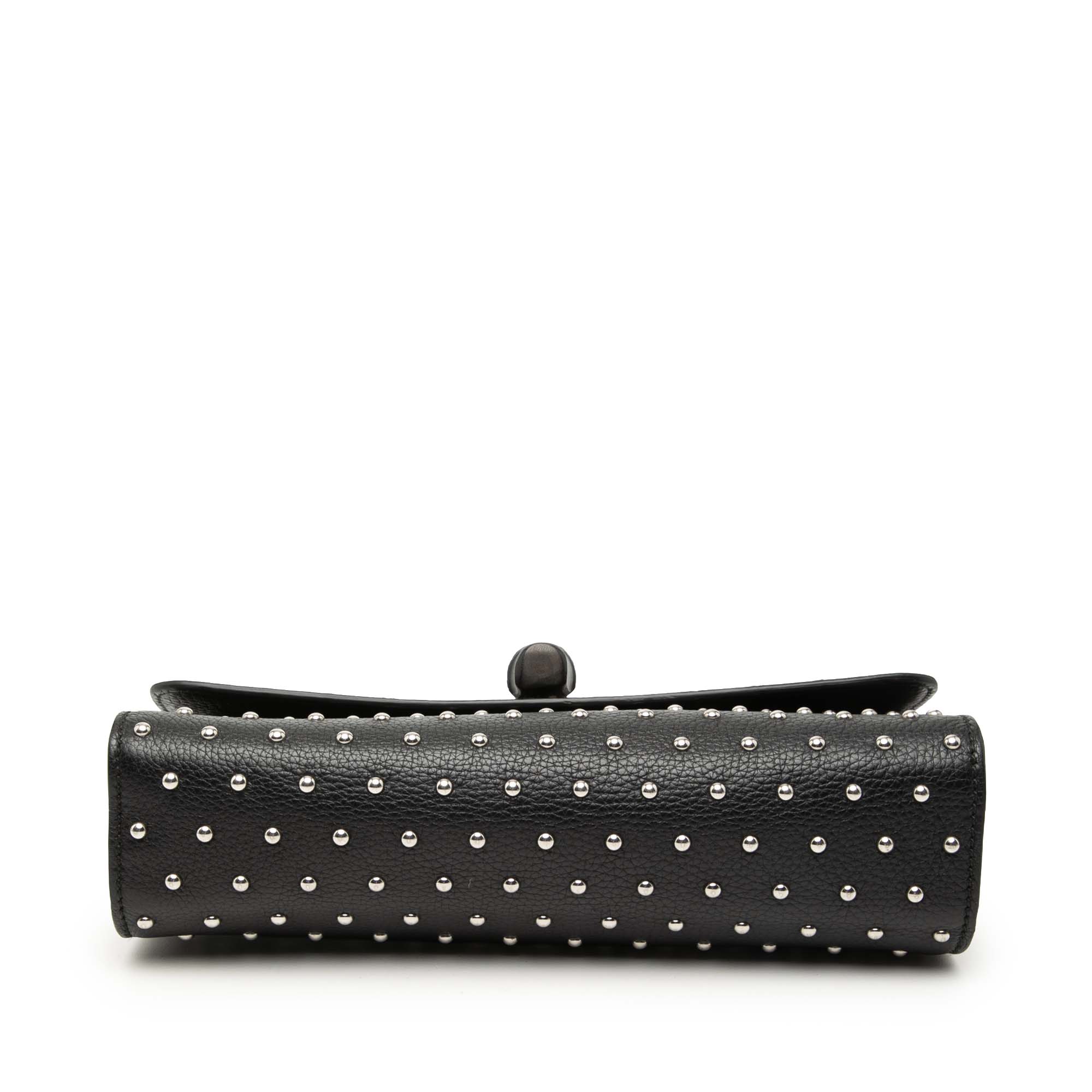 Medium Studded Leather Miss Bamboo Crossbody - Image 3