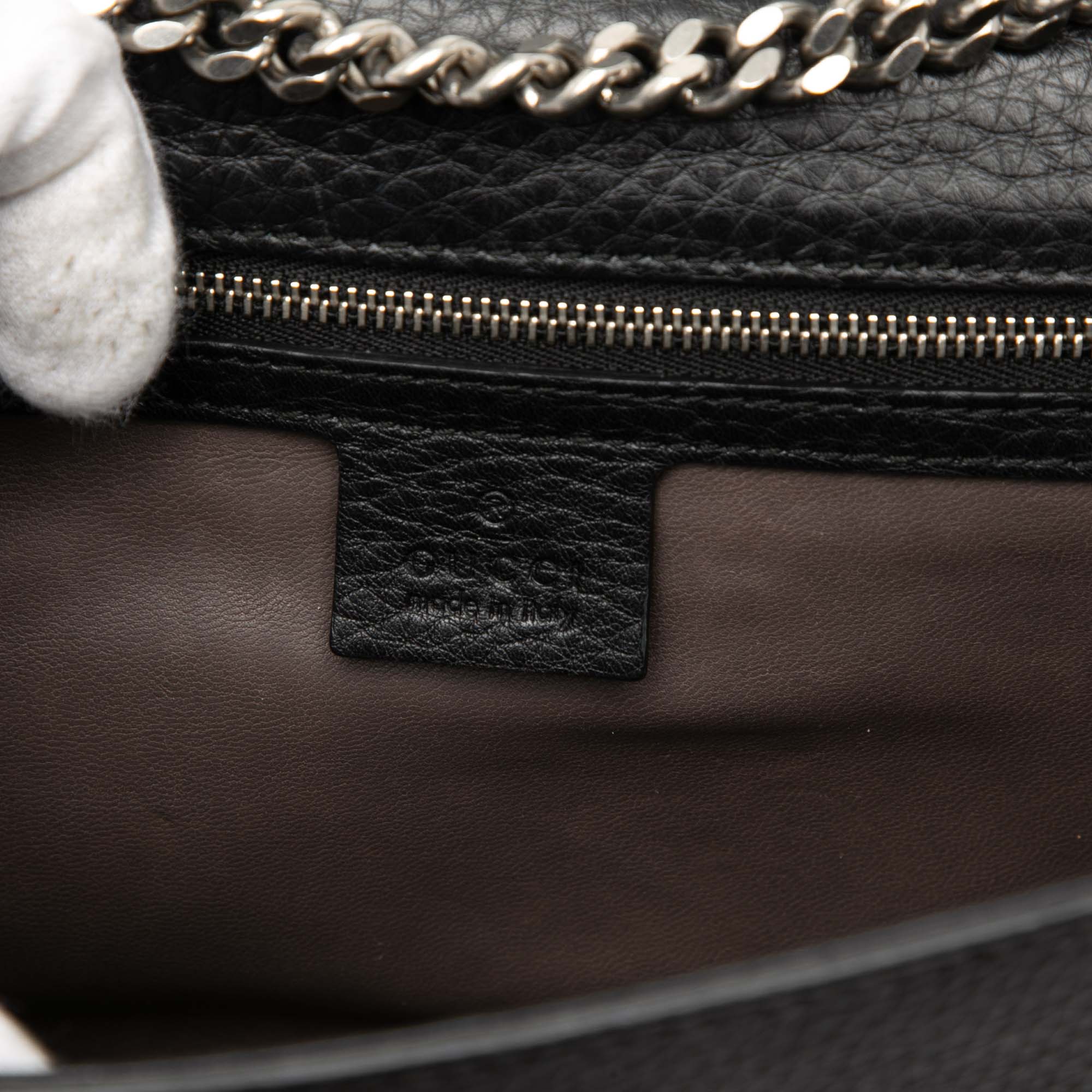 Medium Studded Leather Miss Bamboo Crossbody - Image 5