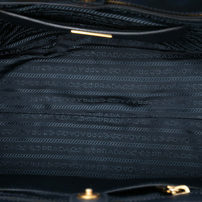 Medium Bicolor Saffiano Lux Galleria Satche - Image 4