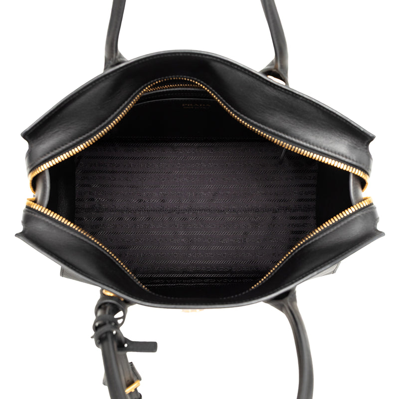 Bicolor Saffiano and City Calf Esplanade Satchel - Image 4