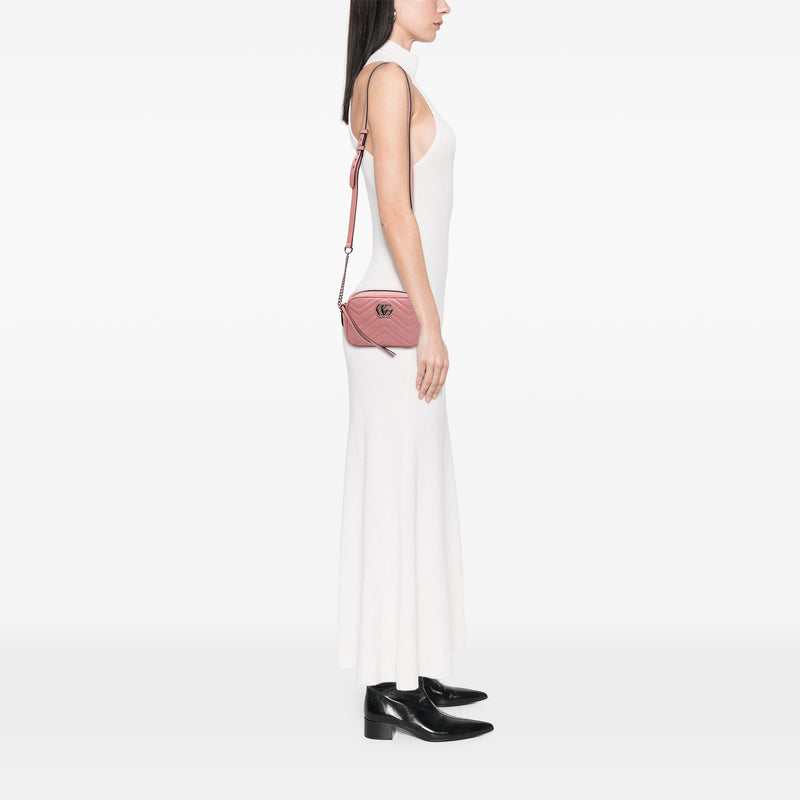 Mini GG Marmont Matelasse Leather Crossbody - Image 11