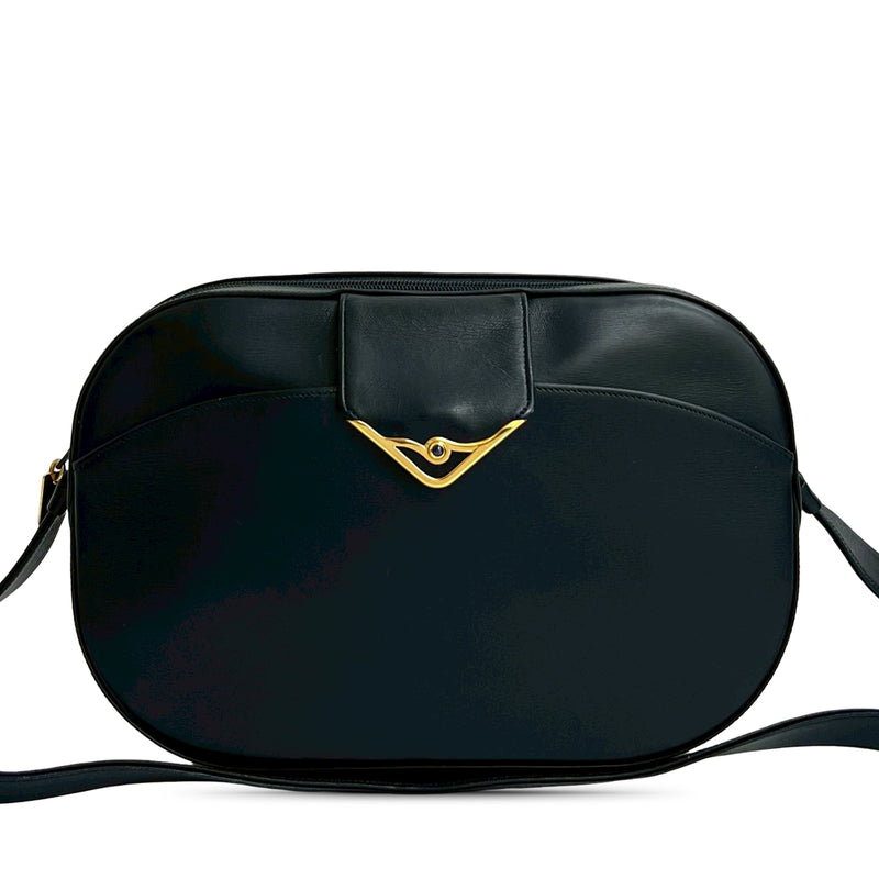 Leather Sapphire Crossbody