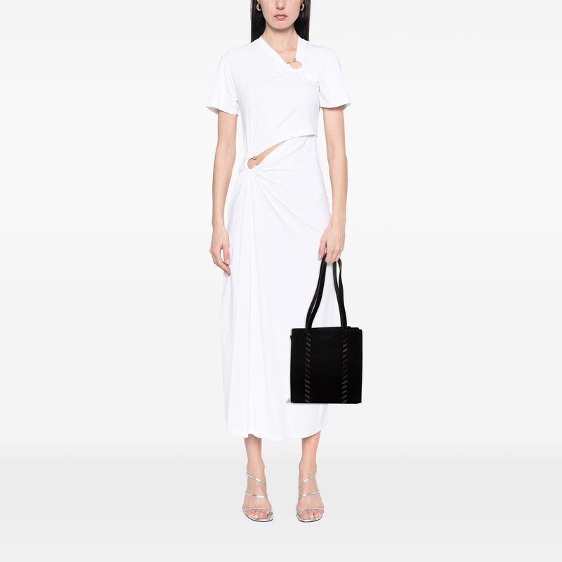Suede Stitch Tote - Image 6