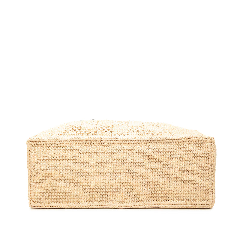 Damier Raffia Summer Shopper Tote MM - Image 3