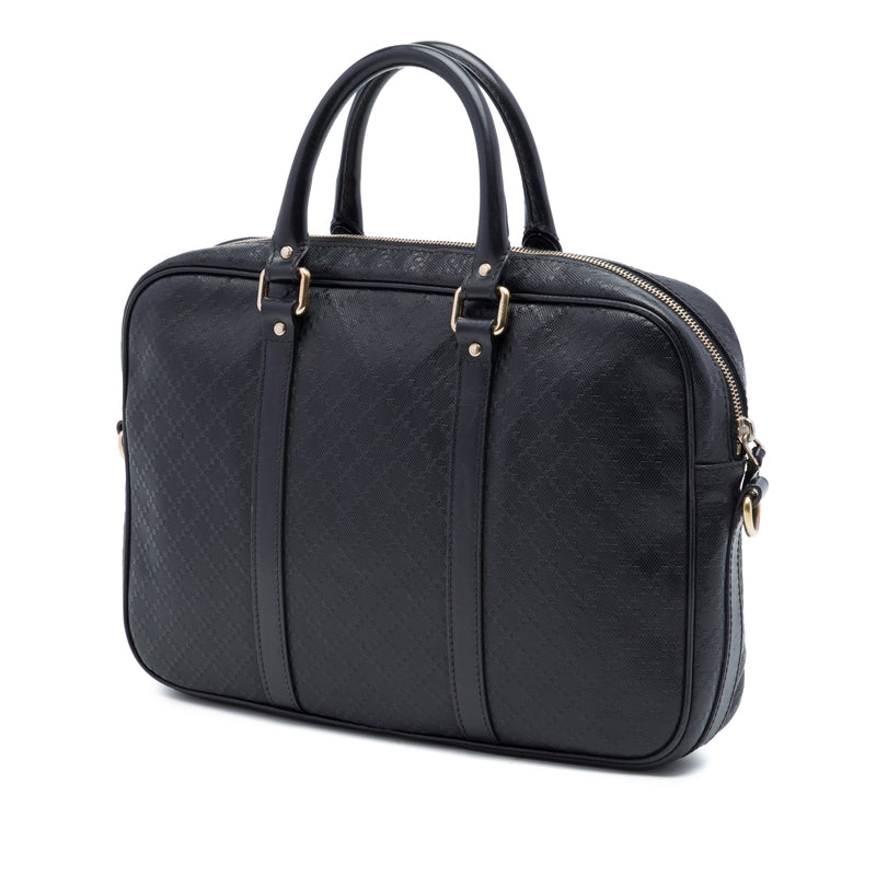 Medium Diamante Calfskin Bright Business Bag - Image 2