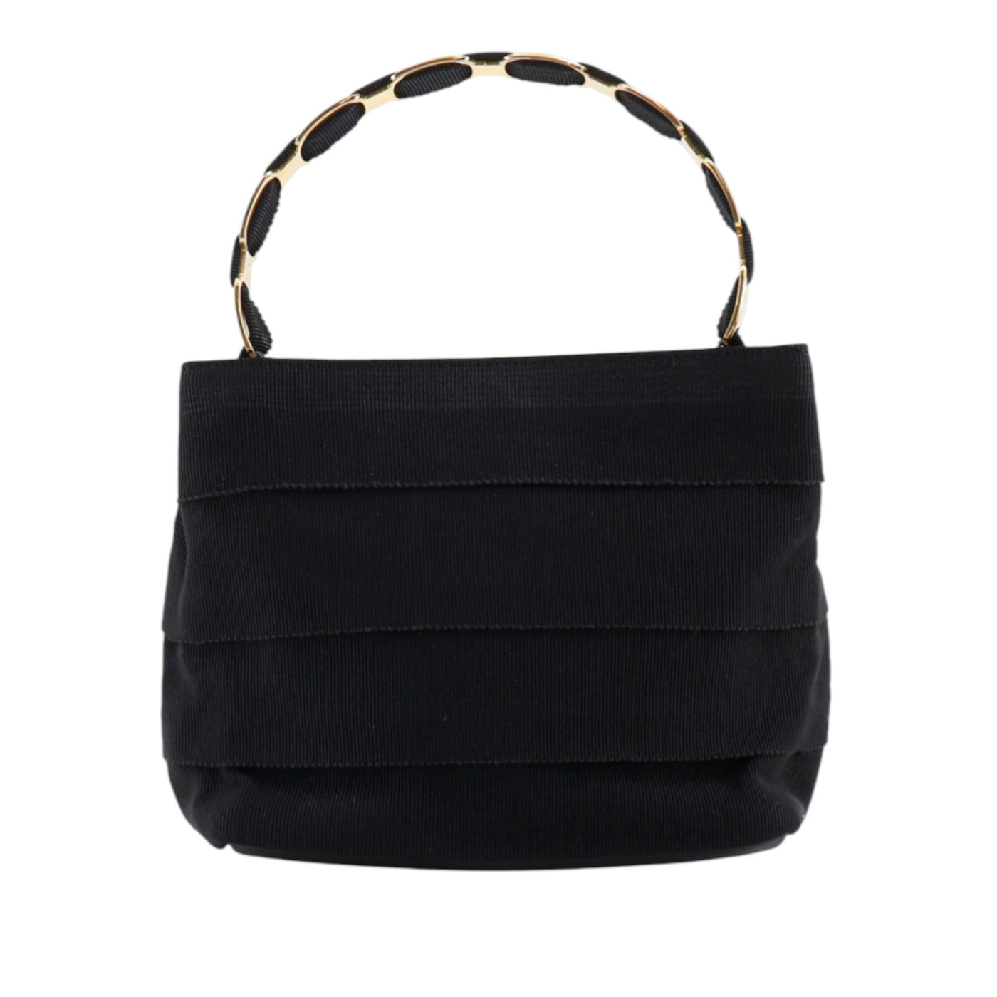 Nylon Tiered Grosgrain Vara Satchel - Image 1