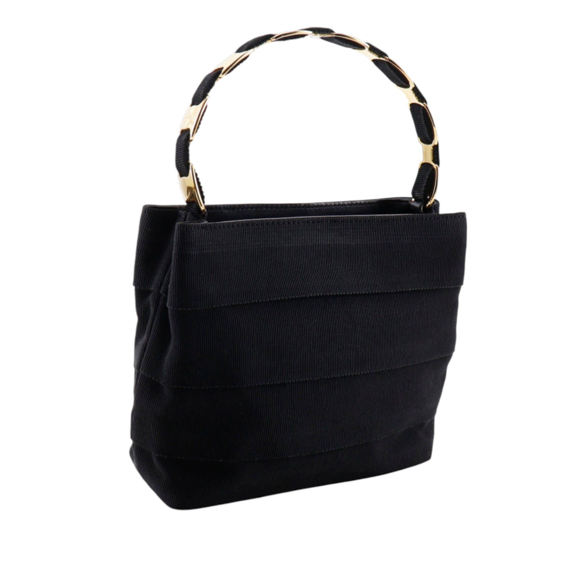 Nylon Tiered Grosgrain Vara Satchel - Image 2