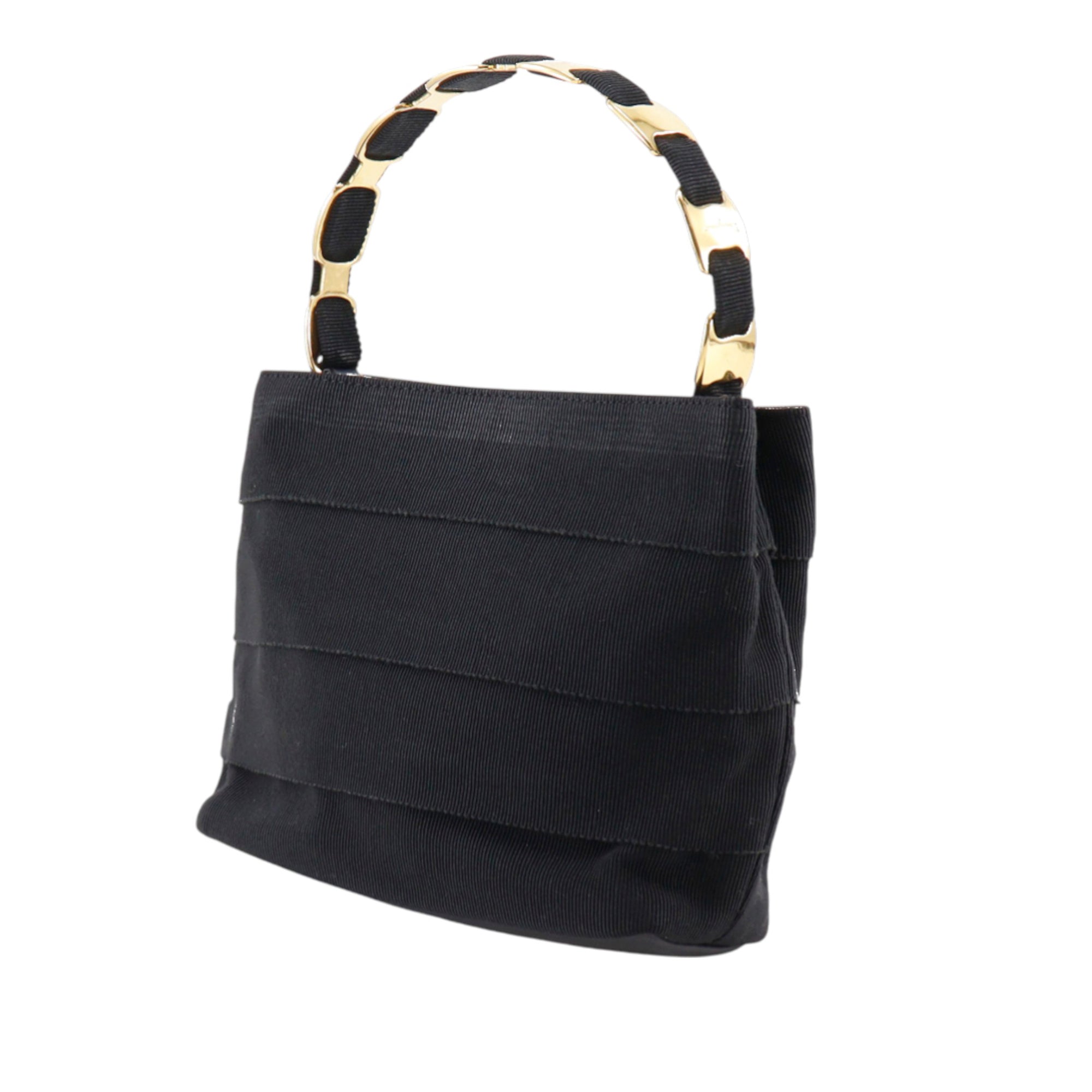 Nylon Tiered Grosgrain Vara Satchel - Image 3