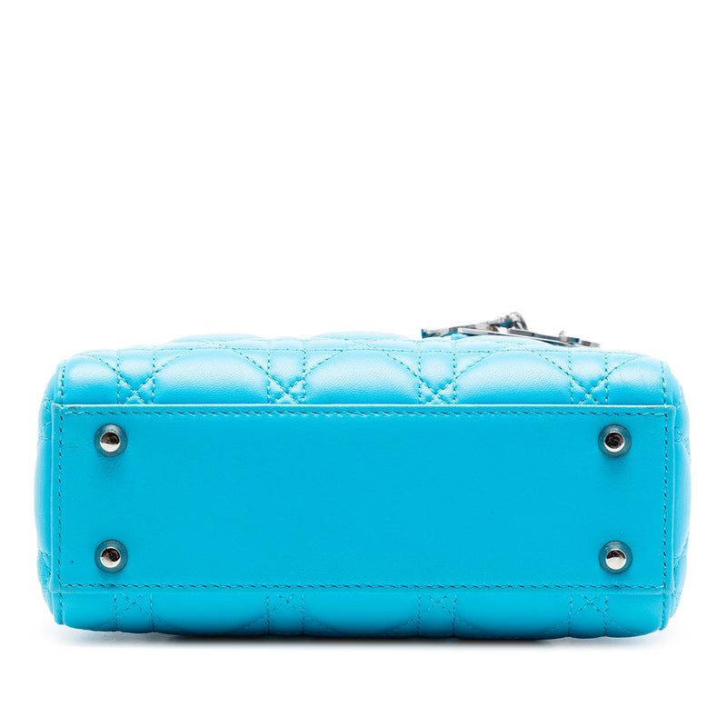 Mini Lambskin Cannage Lady Dior - Image 3