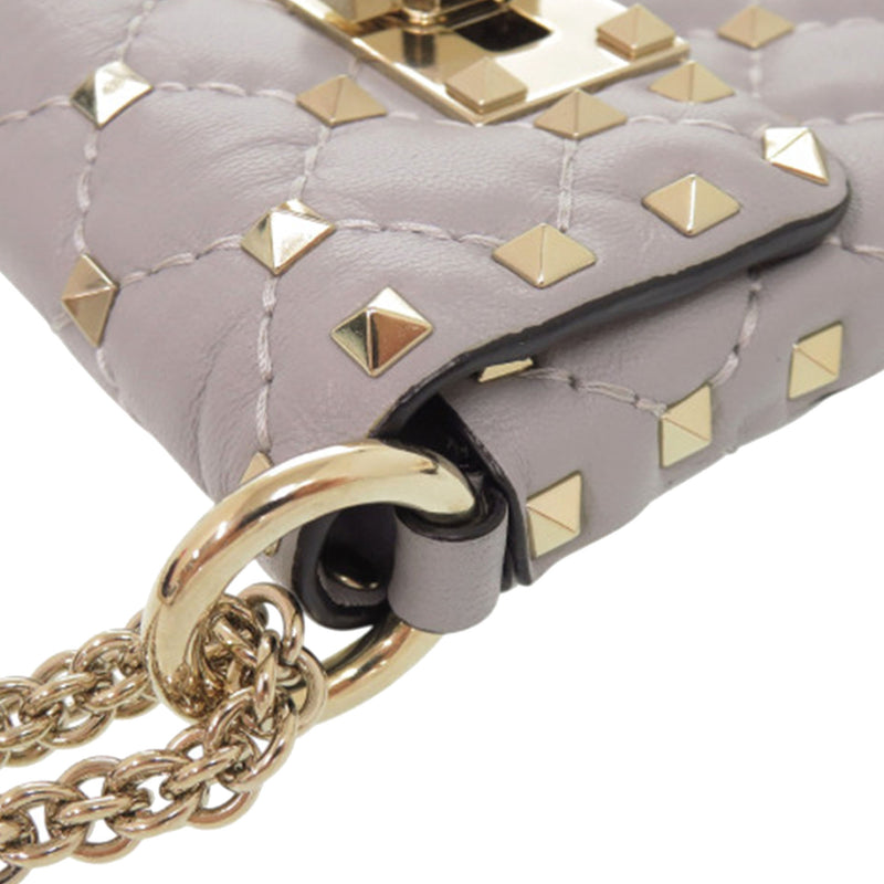 Lambskin Rockstud Spike Phone Case Crossbody - Image 11