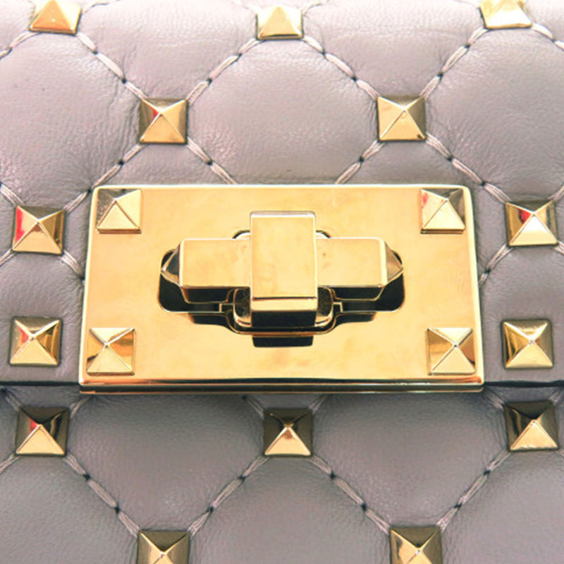 Lambskin Rockstud Spike Phone Case Crossbody - Image 7