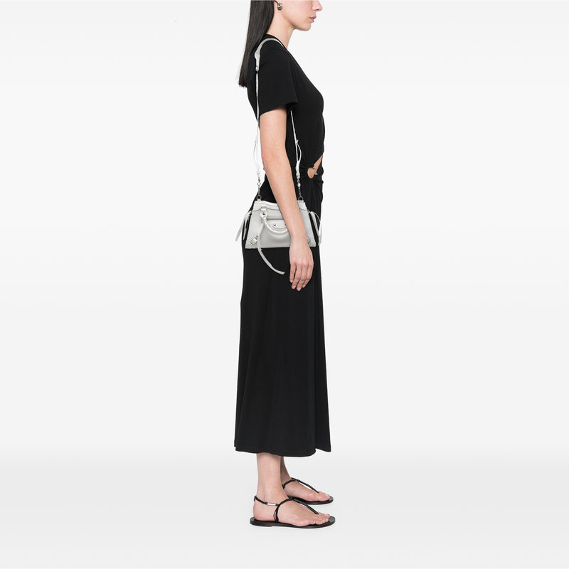 Mini Calfskin Motocross Neo Classic City Satchel - Image 7