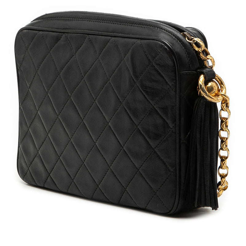 CC Quilted Lambskin Tassel Camera Bag - Image 2