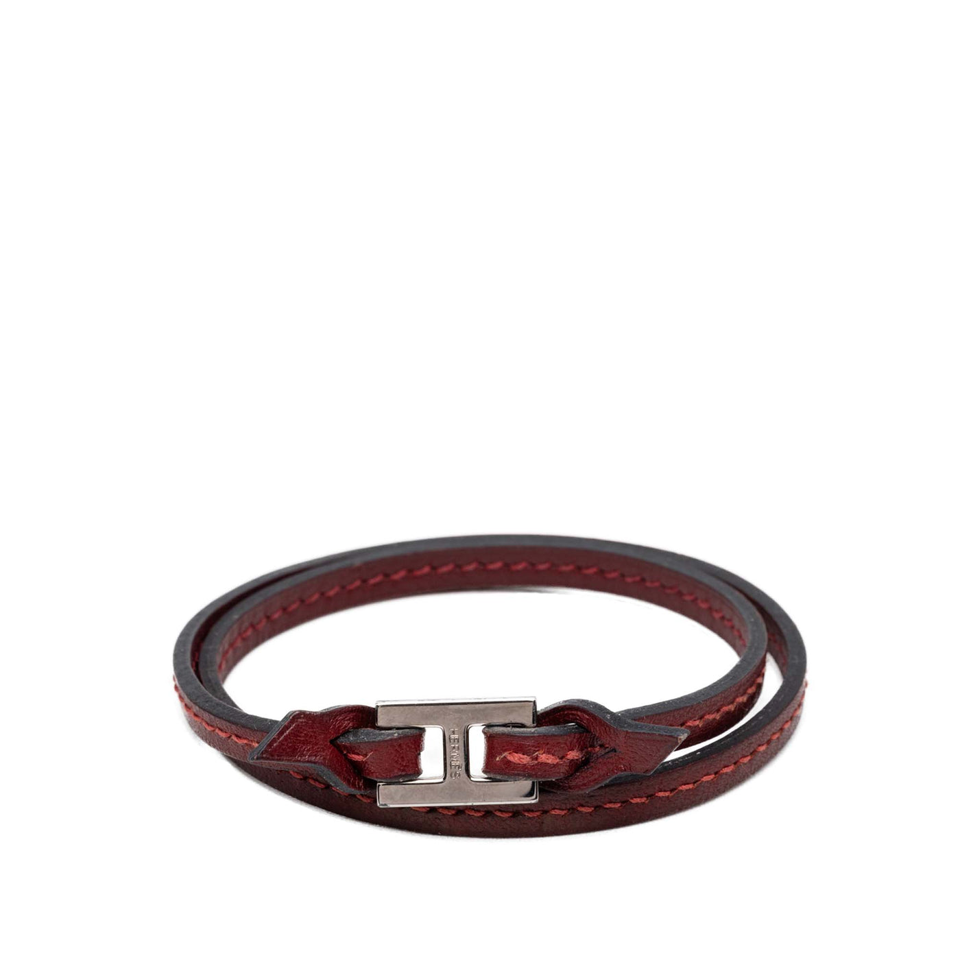 Leather Tillet Double Tour Bracelet - Image 1