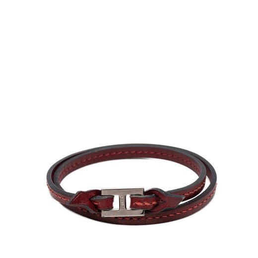 Leather Tillet Double Tour Bracelet - Image 1