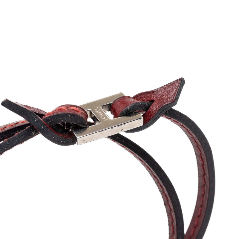 Leather Tillet Double Tour Bracelet - Image 5
