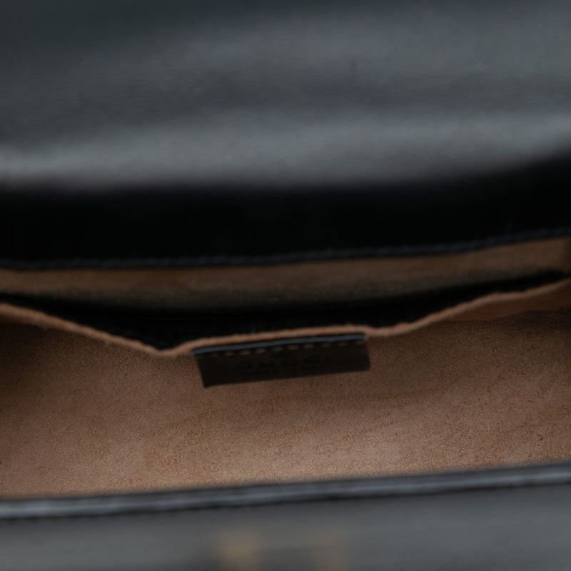 Mini Leather Web Sylvie Chain Crossbody - Image 4