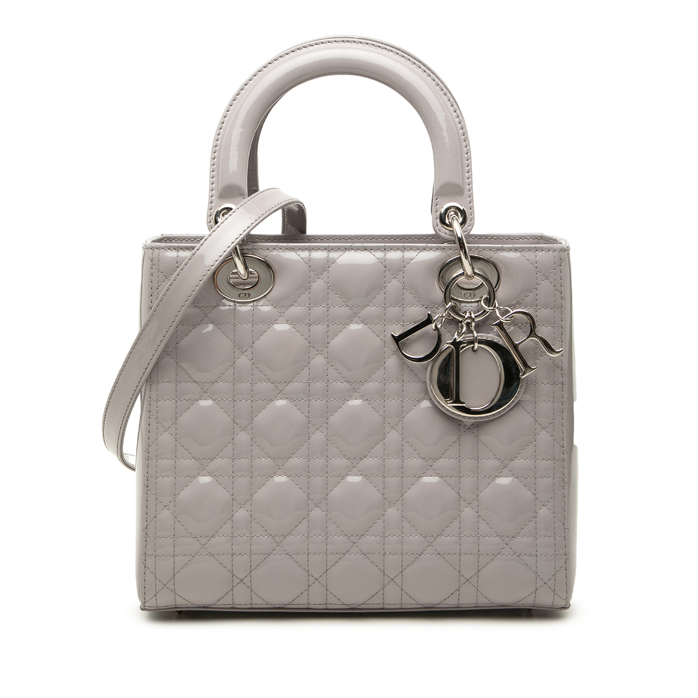 Medium Patent Cannage Lady Dior - Image 1