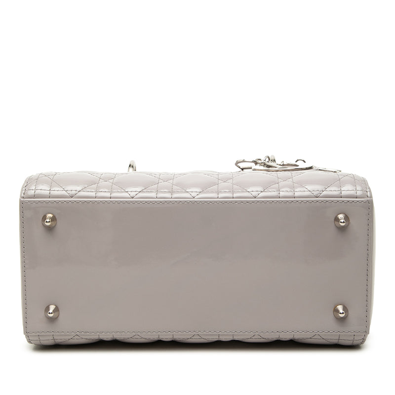 Medium Patent Cannage Lady Dior - Image 3