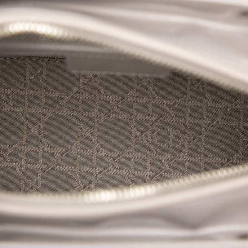 Medium Patent Cannage Lady Dior - Image 4