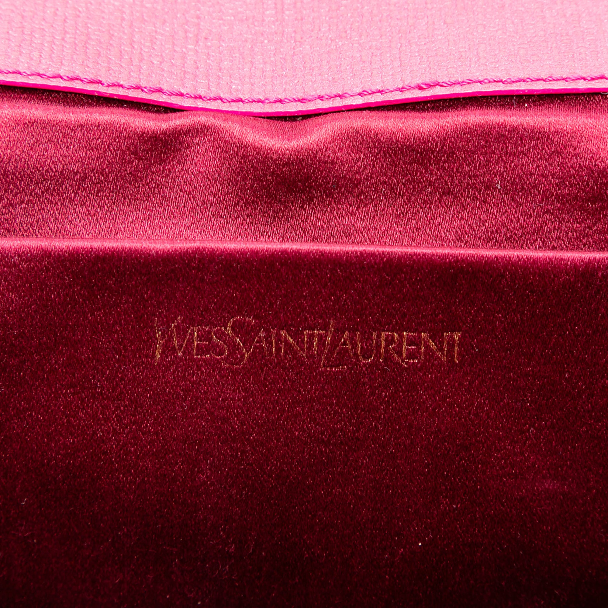 Textured Calfskin Chyc Ligne Clutch - Image 5