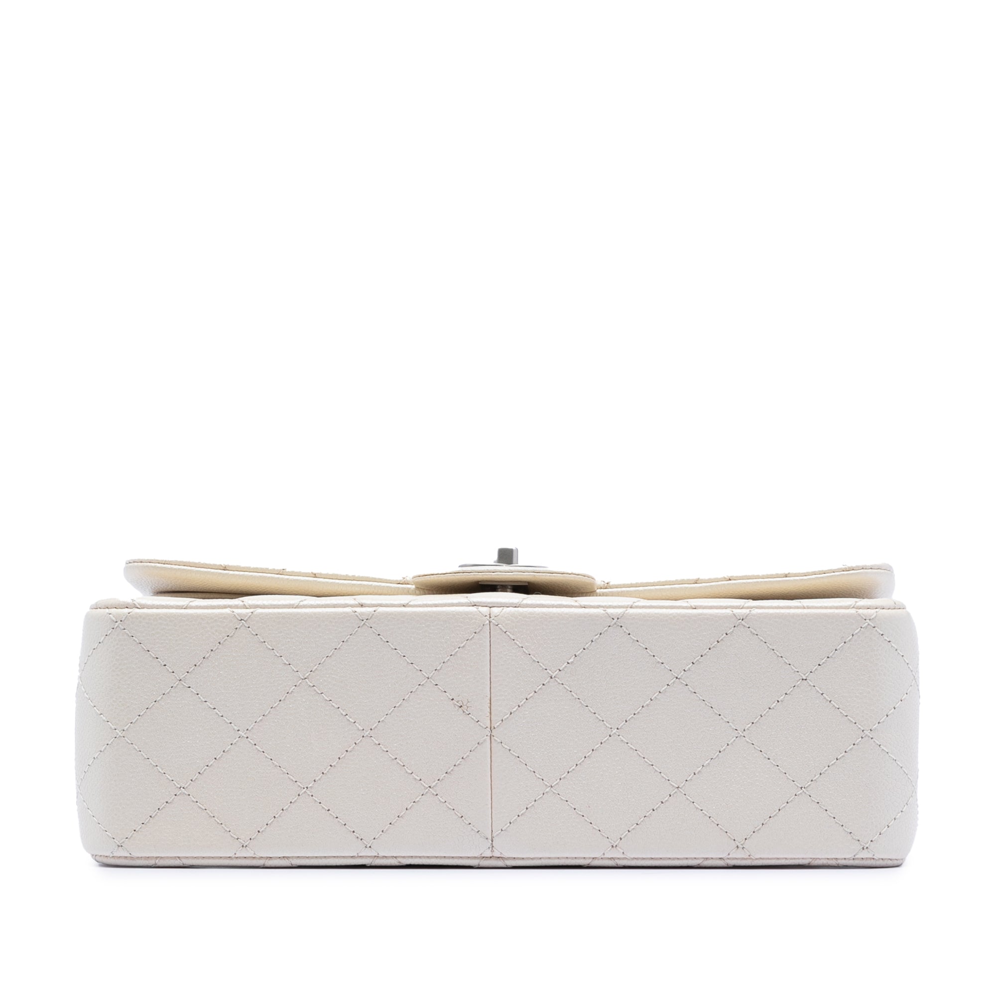 Jumbo Classic Iridescent Caviar Double Flap - Image 3