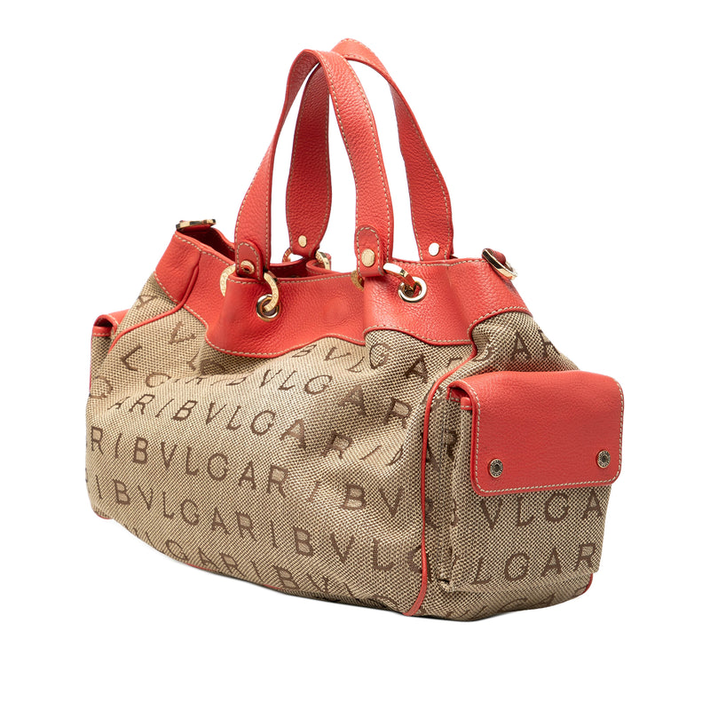 Logomania Canvas Satchel - Image 2