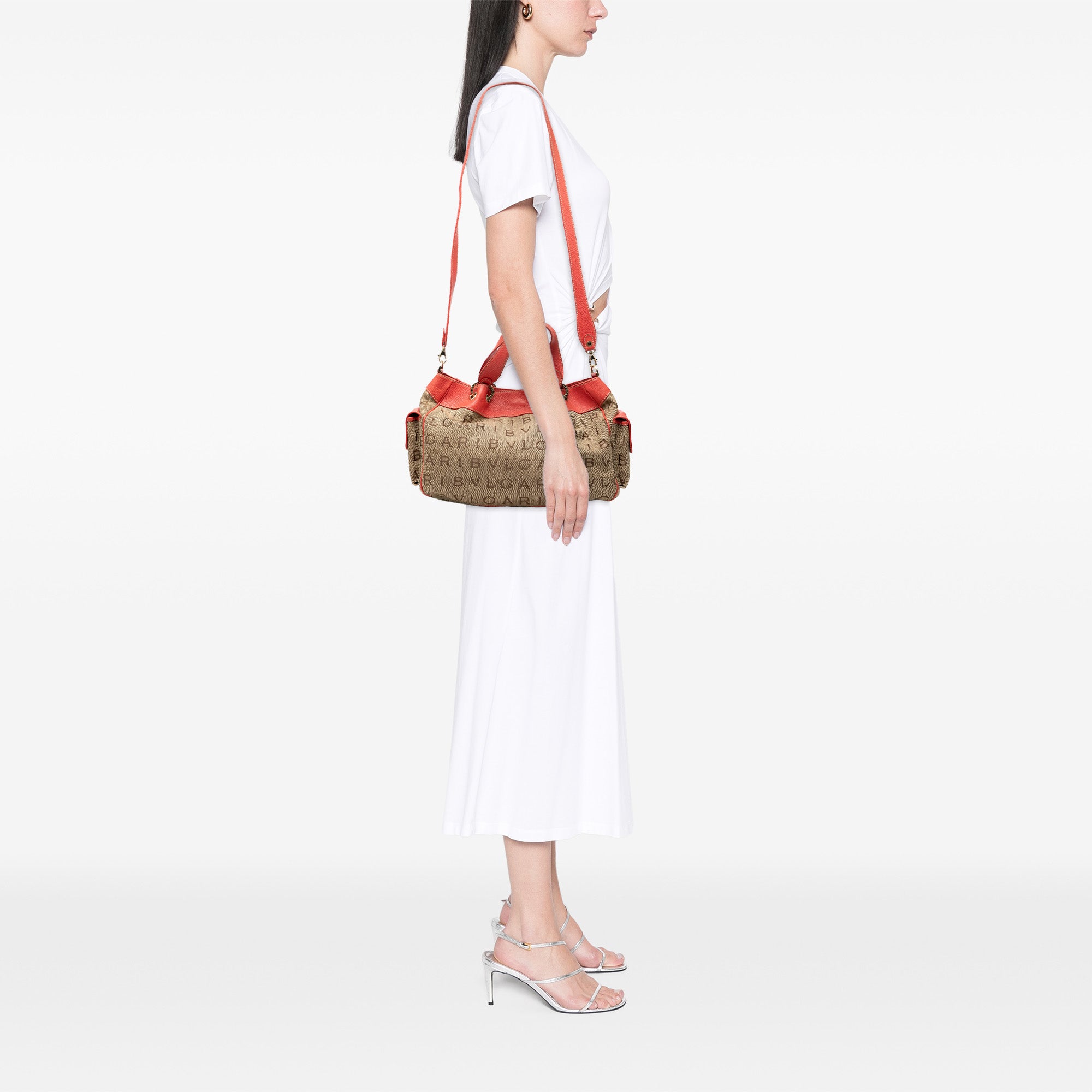 Logomania Canvas Satchel - Image 6