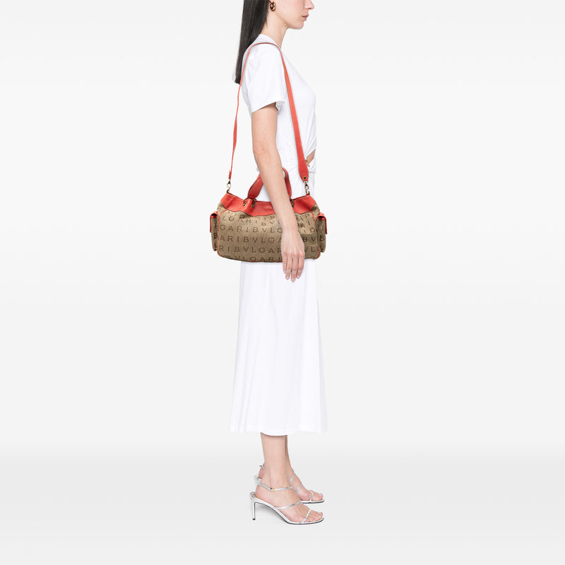 Logomania Canvas Satchel - Image 6