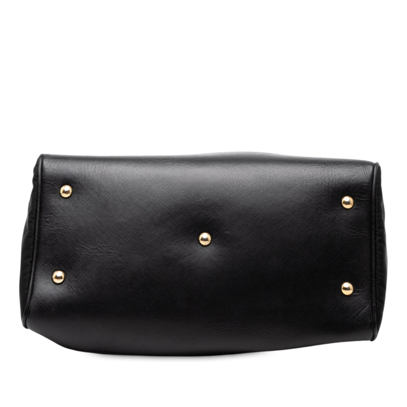 Nylon Gancini Satchel - Image 3