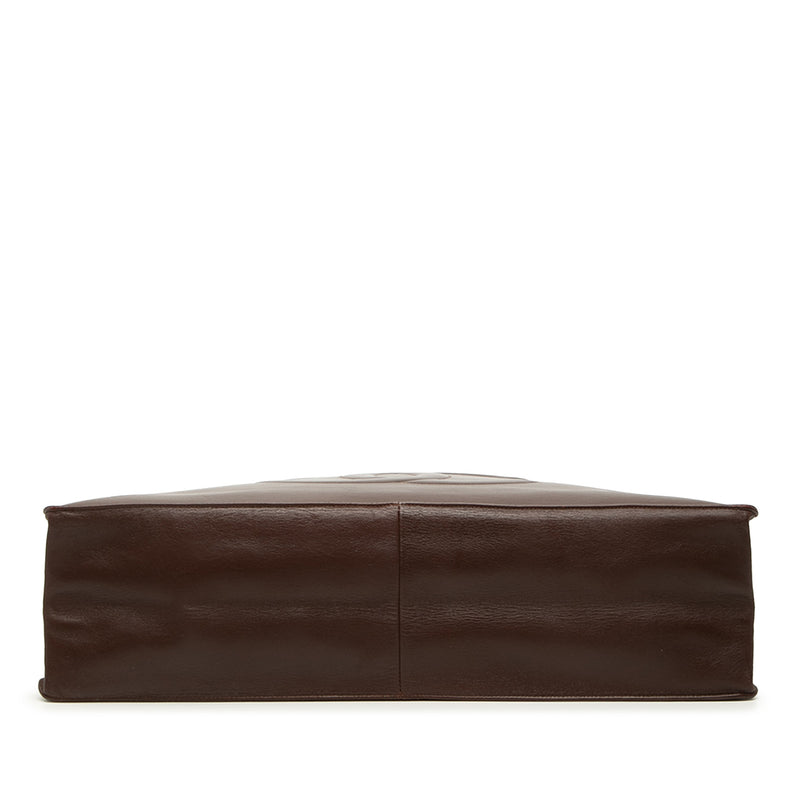 CC Lambskin Chain Tote - Image 3