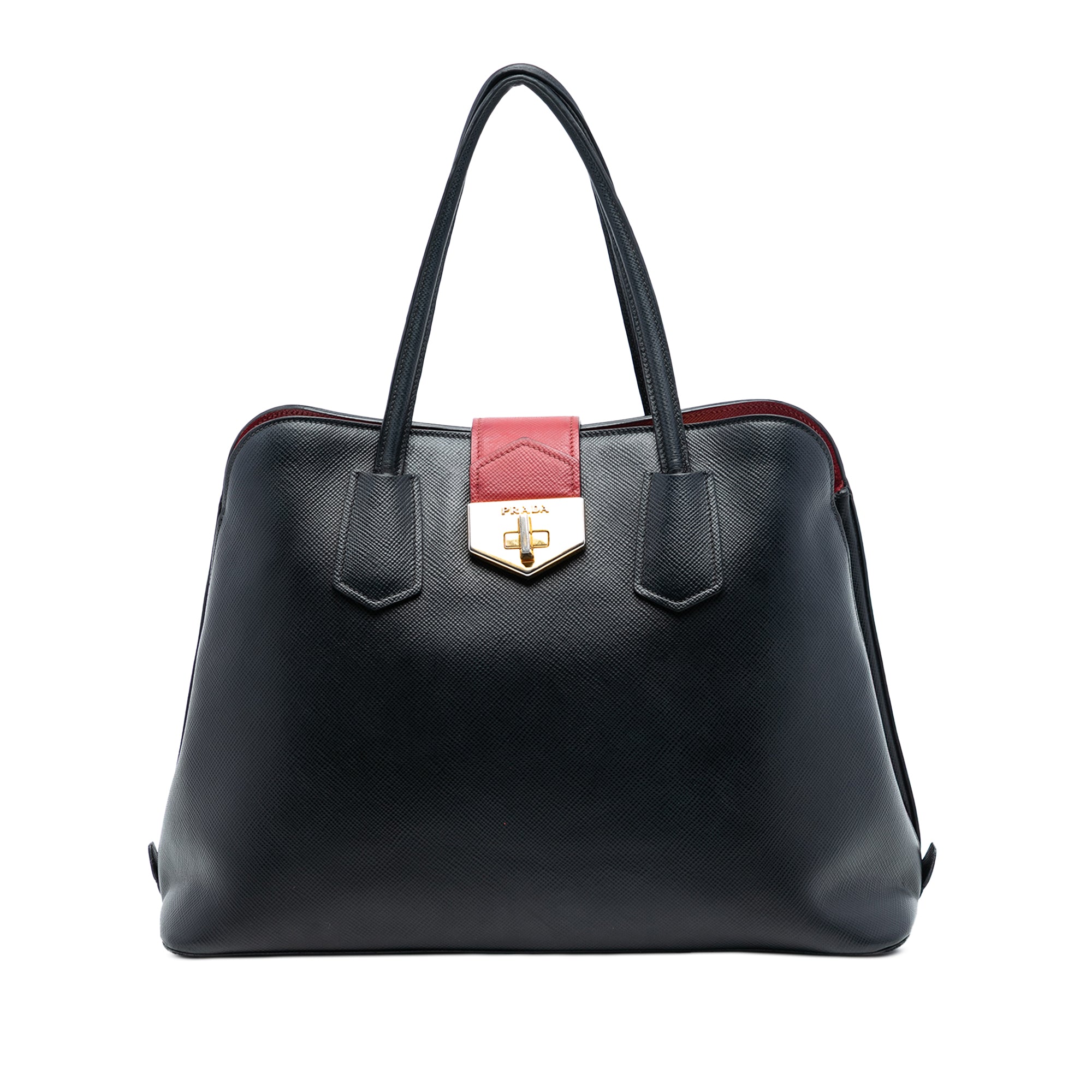 Saffiano Cuir Convertible Top Handle Bag - Image 1