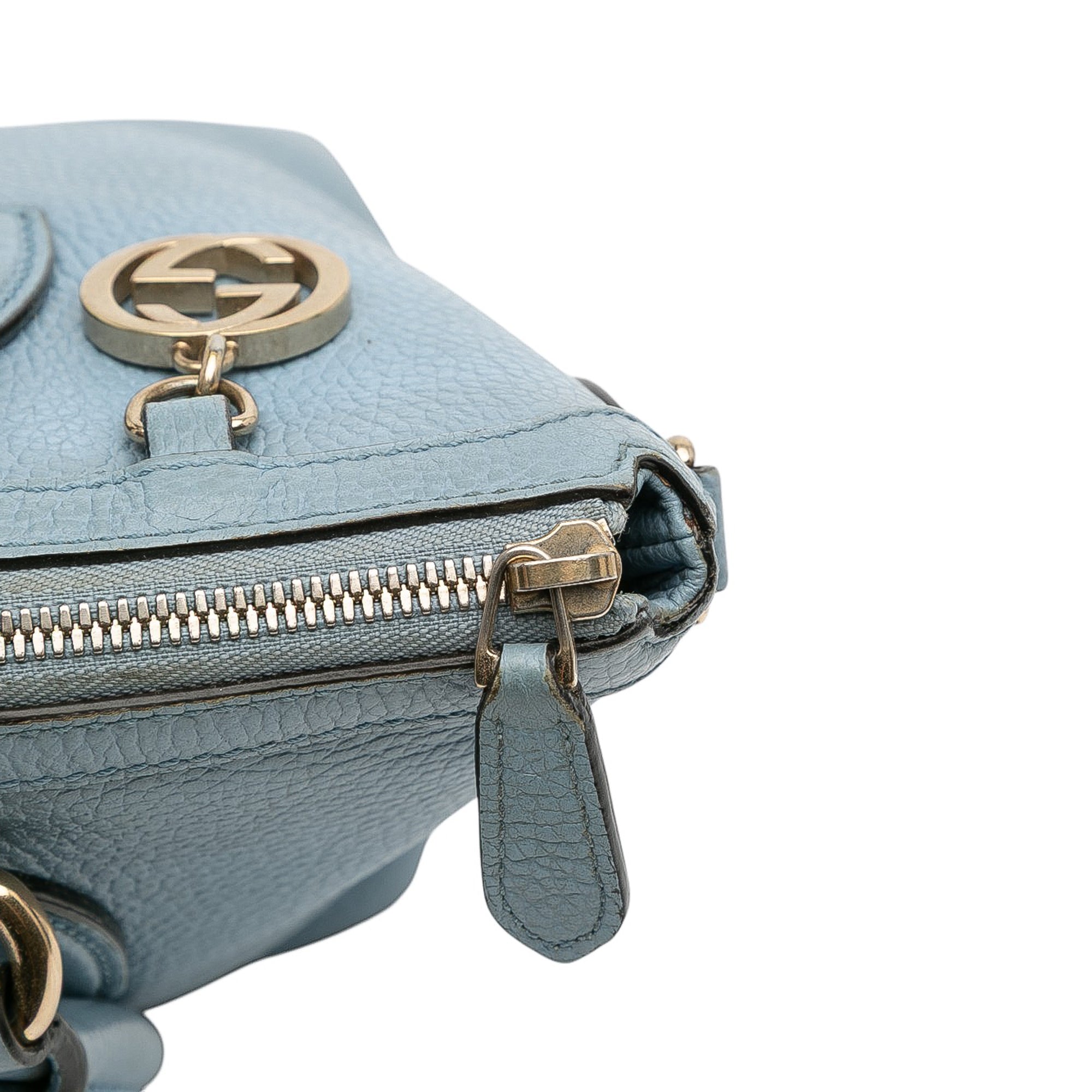 Dollar Calfskin GG Charm Satchel - Image 11