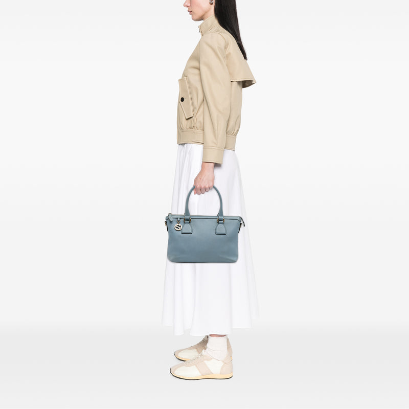 Dollar Calfskin GG Charm Satchel - Image 12